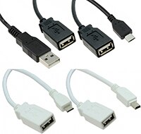 Image of Qualtek's USB 2.0 Male and Female USB Cable Assembly