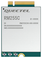 Image of Quectel’s RM255C-GL 5G RedCap Module
