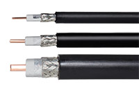 Imagen de los cables coaxiales trenzados de la serie CBL-CU de RF Industries