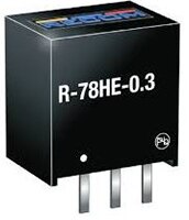 RECOM Power 的 R-78HE-0.3 系列切換式穩壓器的圖片