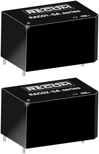 RECOM RAC01-GA 和 RAC02-GA 系列 AC/DC 电源图片