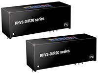 RECOM Power RHV2 和 RHV3 系列 DC/DC 轉換器的圖片