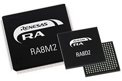 Image of Renesas RA8M2 and RA8D2 Dual Core Arm® Cortex®-M85 and Cortex-M33 