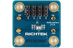 Image of Richtek's RT5707 Ultra-Low IQ HCOT Buck Converter Evaluation Board