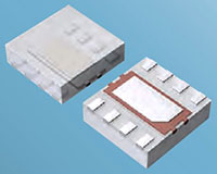 Rohm Semiconductor BH1749 色彩传感器的图片，带有 16 位数字输出