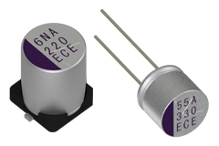 Image of Rubycon's CEV/CZE Series Hybrid Type Aluminum Electrolytic Capacitors