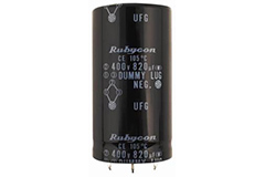 Image of Rubycon's UFG Series Capacitors
