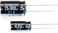 Image of Rubycon's ZLQ Series Capacitors
