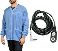 Image of SCS' Dual Wire Static Control Smocks