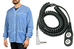Image of Dual-Wire Static Control Smocks - SCS