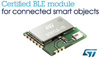 Image of STMicroelectronics' SPBTLE-1S Bluetooth® Low Energy Application Processor Module