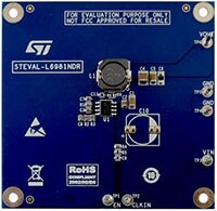 Image of STMicroelectronics STEVAL-L6981NDR Step-Down Switching Regulator Evaluation Board