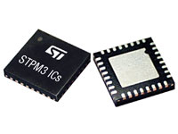 Image of STMicroelectronics' STPM33 Single-Phase Metering ICs