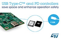 STMicroelectronics' STUSB4710 Stand-Alone USB PD Controller Bild des eigenständigen USB-PD-Controllers STUSB4710 von STMicroelectronics