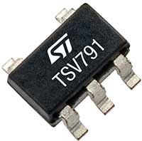 Image de l'amplificateur opérationnel rail-à-rail 5 V TSV791 de STMicroelectronics