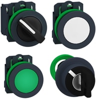 Image of Schneider Electric's Harmony XB5F Antimicrobial Pushbuttons