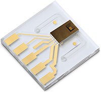 Bild des Flüssigkeitsdurchflusssensors LPG10-1000 von Sensirion