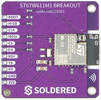 Image of Soldered Electronics ST67 Wi-Fi 6 and Bluetooth LE 5.4 Breakout Board