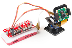 Raspberry Pi Zero W Pan/Tilt Camera Kit - Sparkfun