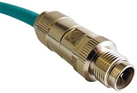 Image of Stewart Connector's M12 X-Code Cat6a Industrial Cable Assemblies – BM-MAMM Series