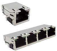 Image of Stewart Connector Mid-Plane RJ45 Modular Jacks – SS-74800 Series
