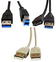 Image of Stewart Connector USB Cable Assemblies - Type A and Type C