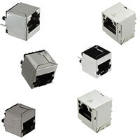 Bel Magnetic Solutions 的垂直單連接埠乙太網路 RJ45 MagJack® ICM 的圖片