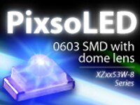 Image of SunLED's PixsoLED - Domed Lens 0603 SMD LEDs