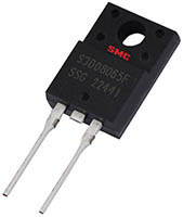Image du redresseur Schottky de puissance SiC de 1200 V S4D40120F de SMC Diode Solutions