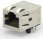TE Connectivity 的工業用含整合式磁性元件 RJ45 插孔圖片