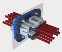 TE Connectivity AMP Power Double Lock 防發泡滲漏的多線路連接器圖片