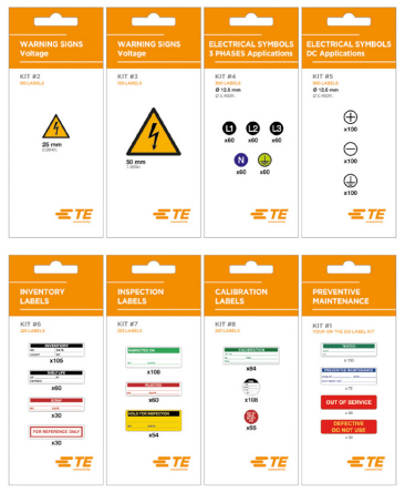 Tech Warning Labels Safety/Warning/Calibration Preprint Label - TE AMP | DigiKey