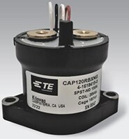 Image of TE Connectivity Aerospace's Kilovac CAP120R Latching Contactor