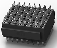 Image of TE Connectivity Aerospace Defense and Marine's Press-Fit Stacking Connector