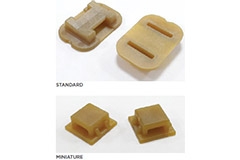 Image of TE Connectivity Aerospace, Defense and Marine Standard and Miniature Cable Tie Adhesive-Mount Brackets