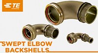 Image of TE Connectivity's Swept Elbow Backshells