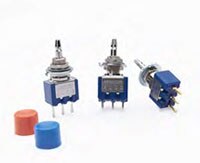 Image of TE Connectivity's Blue Series Pushbutton Switches