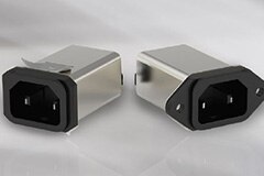 Image of TE Connectivity's IH Series IEC Inlet RFI Filters