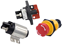 Abbildung: Robuste Kissling-Relais und -Schalter von TE