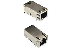 Image of TRP Connector’s Ethernet 10 Gigabit 100 W POE MagJack® ICMs