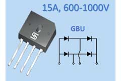 Image of Taiwan Semiconductor GBU150x Family Rectifiers