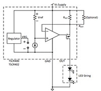 Taiwan Semiconductor TSCR40x LED 驱动器的图片