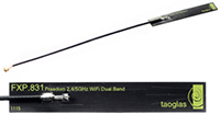 Image of Taoglas' FXP831 Dual-Band Flexible Antenna
