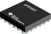 Texas Instruments 的 AFE4403 超小型心率监视仪和脉冲血氧计的图片