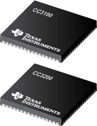 Image of Texas Instruments' CC3100 and CC3200 SimpleLink™ Wi-Fi and IoT Solution