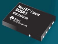 Image des MOSFET de la gamme CSD1757xx de Texas Instruments