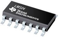 Texas Instruments 的 LM324/324A 四通道運算放大器圖片