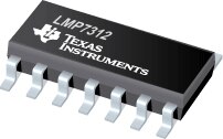 image of Texas Instruments' LMP7312 Precision Amplifier attenuator
