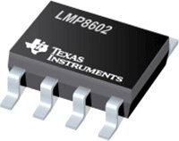 image of Texas Instruments' LMP8602 60V Fixed Gain Precision Amplifiers