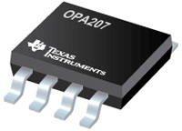 Imagen del Amplificador operacional de precisión OPA207 de Texas Instruments